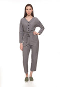 Jumpsuit With Tie Belts
