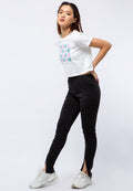Legging with Front Slit Details