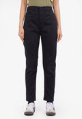 Slim Fit Basic Denim Pants Black