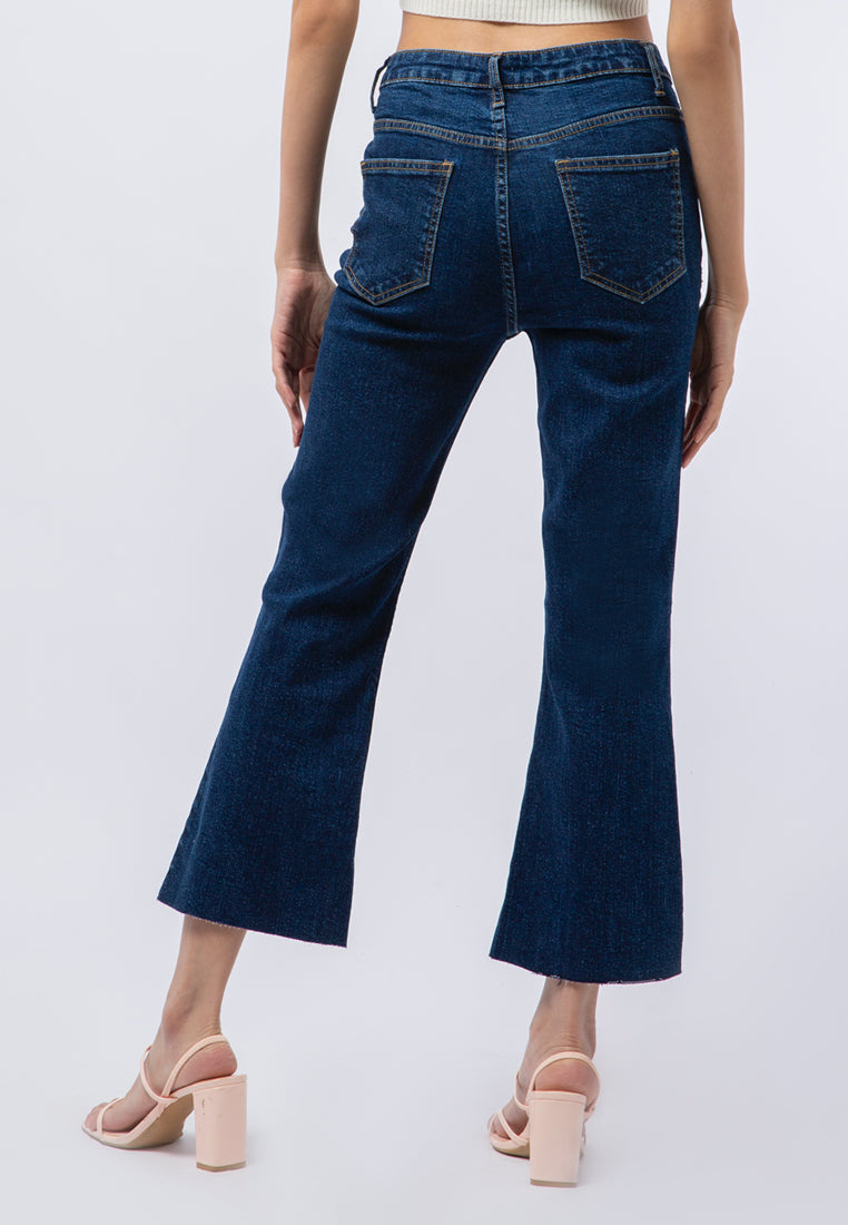 Kick Flare Denim Pants
