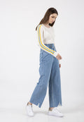 Wide Leg Denim Pants