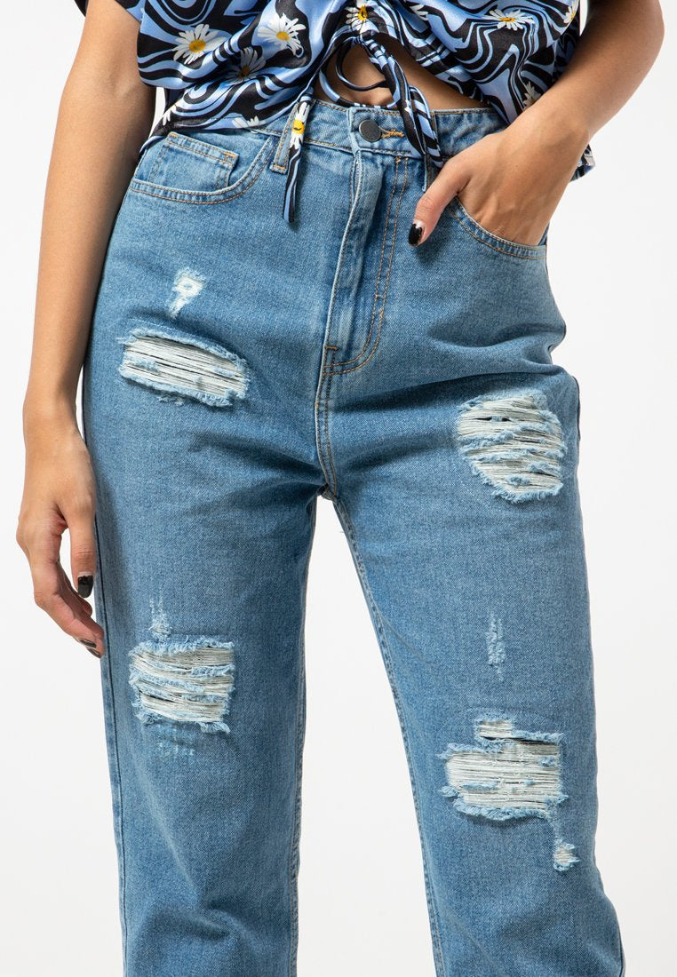 Patches Destroy Denim