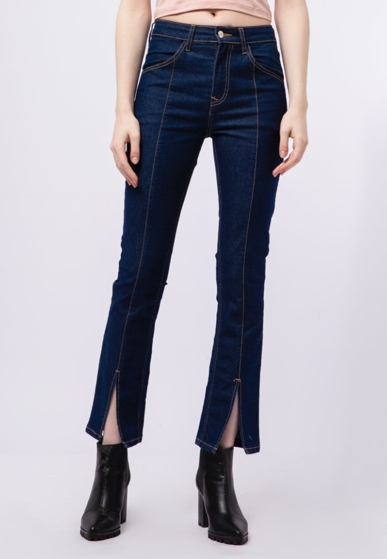 Slit Flare Jeans