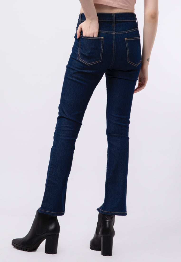 Slit Flare Jeans