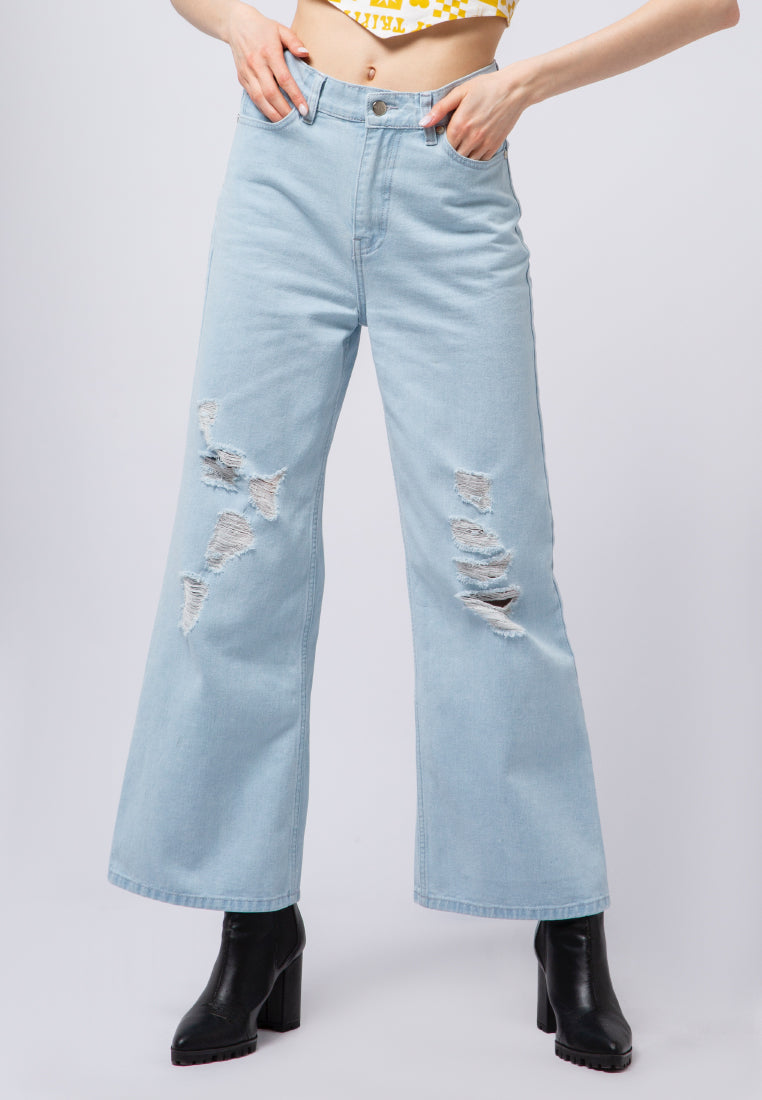 Destroyed Denim Pants
