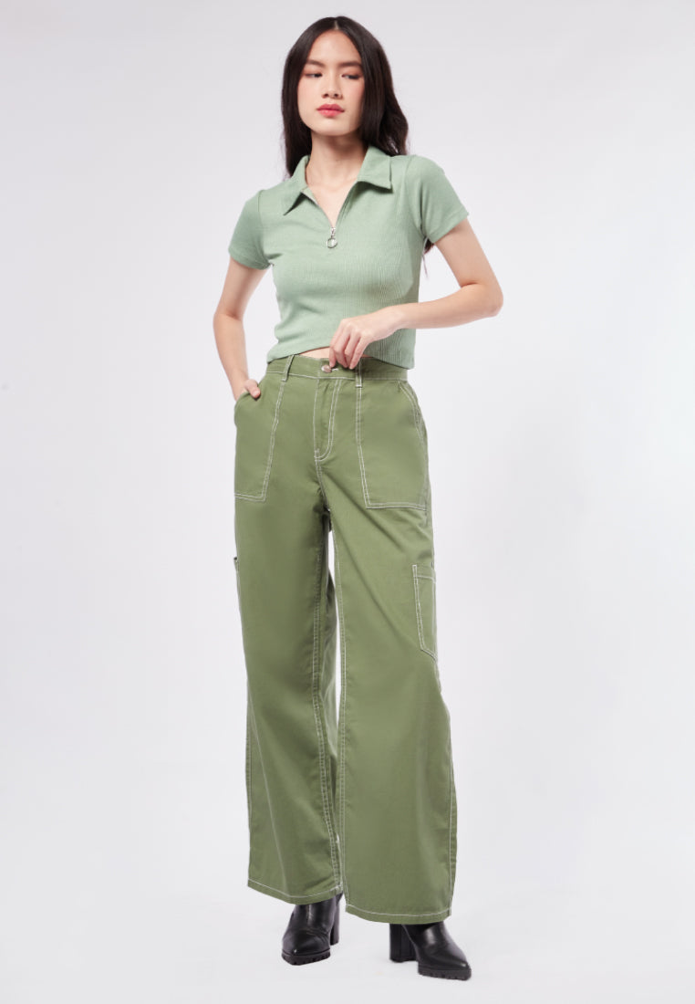 Cargo Trousers with Patch Pocket