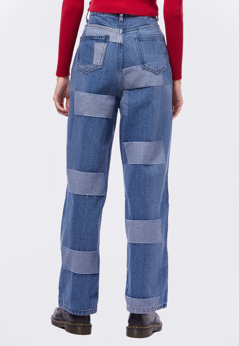 Pixel Denim Pants