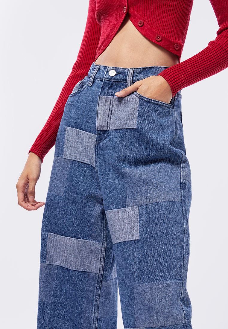 Pixel Denim Pants
