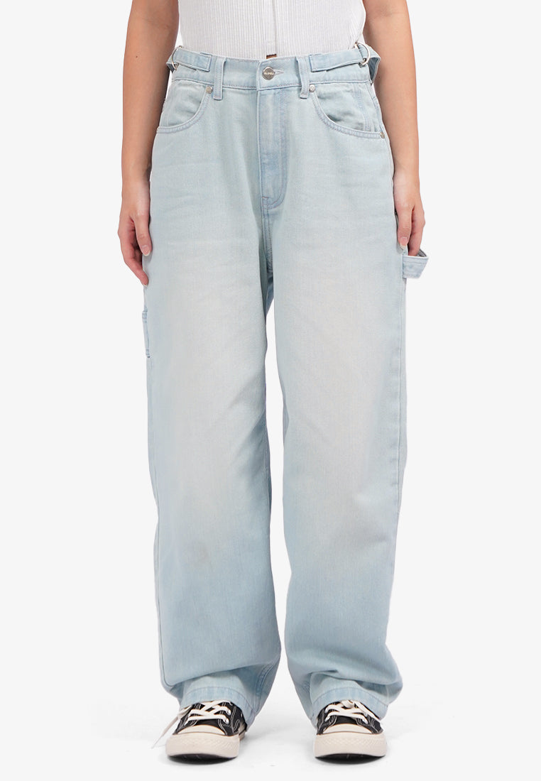 Balloon Fit Carpenter Jeans Light Blue