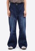 Boot Cut Flared Denim Pants