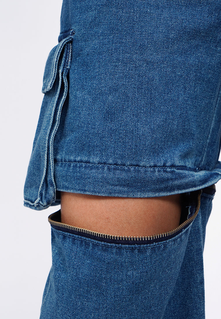Detachable Denim Pants