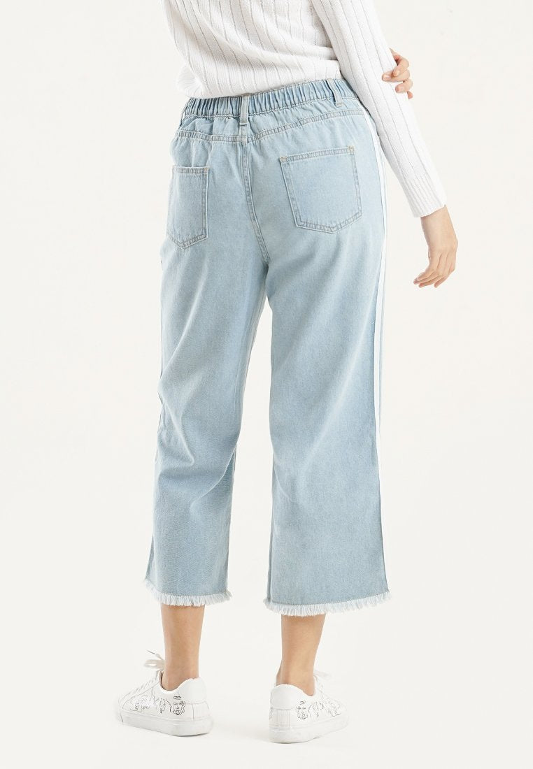 Slogan Straight Denim