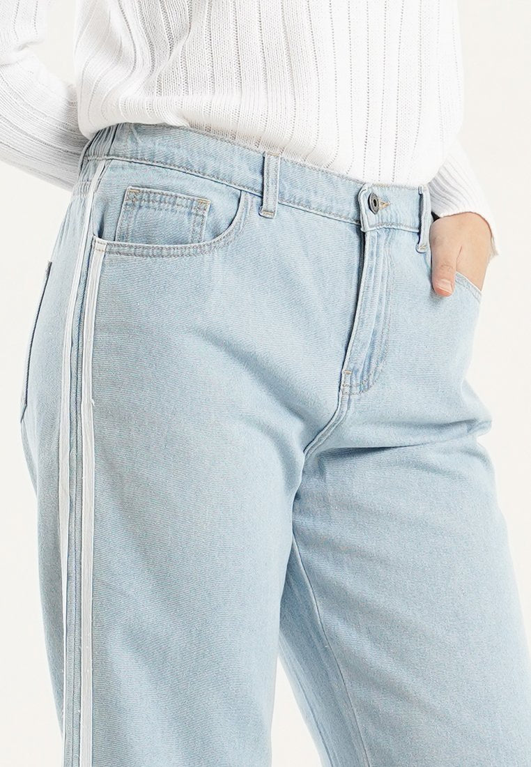 Slogan Straight Denim