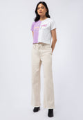 Wide Leg Denim Pants