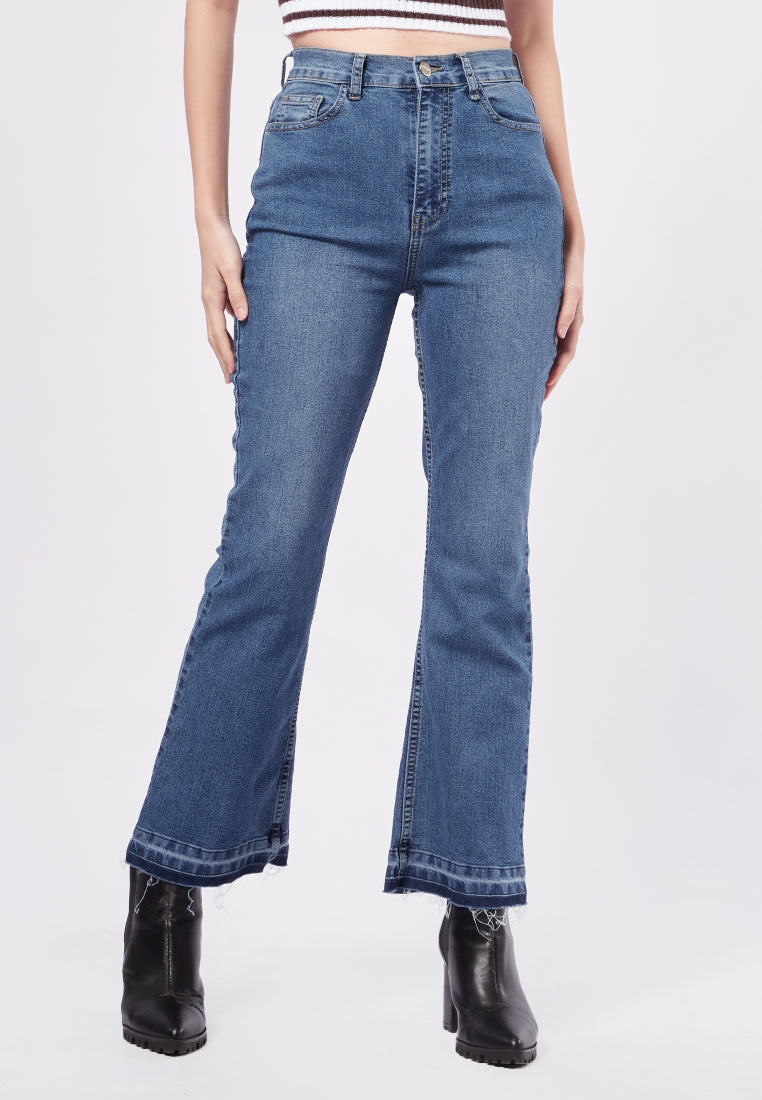 Flare Denim Pants