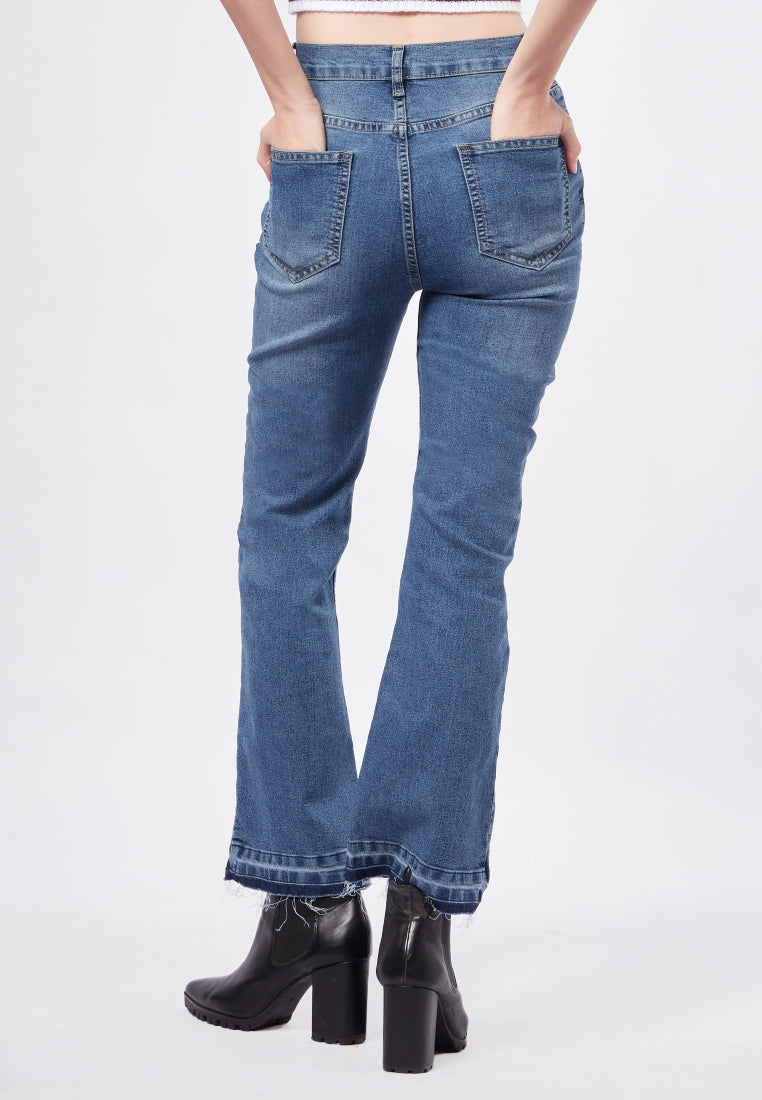 Flare Denim Pants