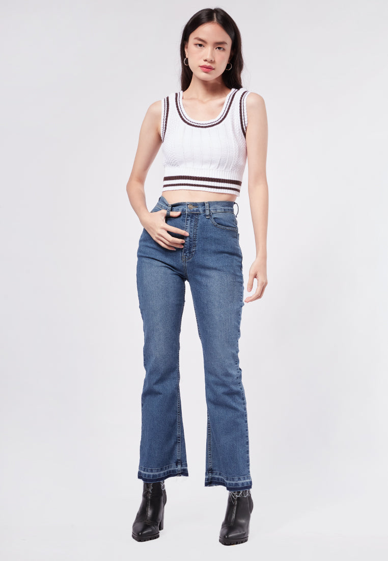 Flare Denim Pants
