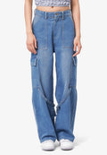 Wide Leg Cargo Jeans