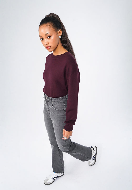 Regular Fit Flare Denim Pants