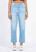 Regular Fit Ankle Length Denim Pants
