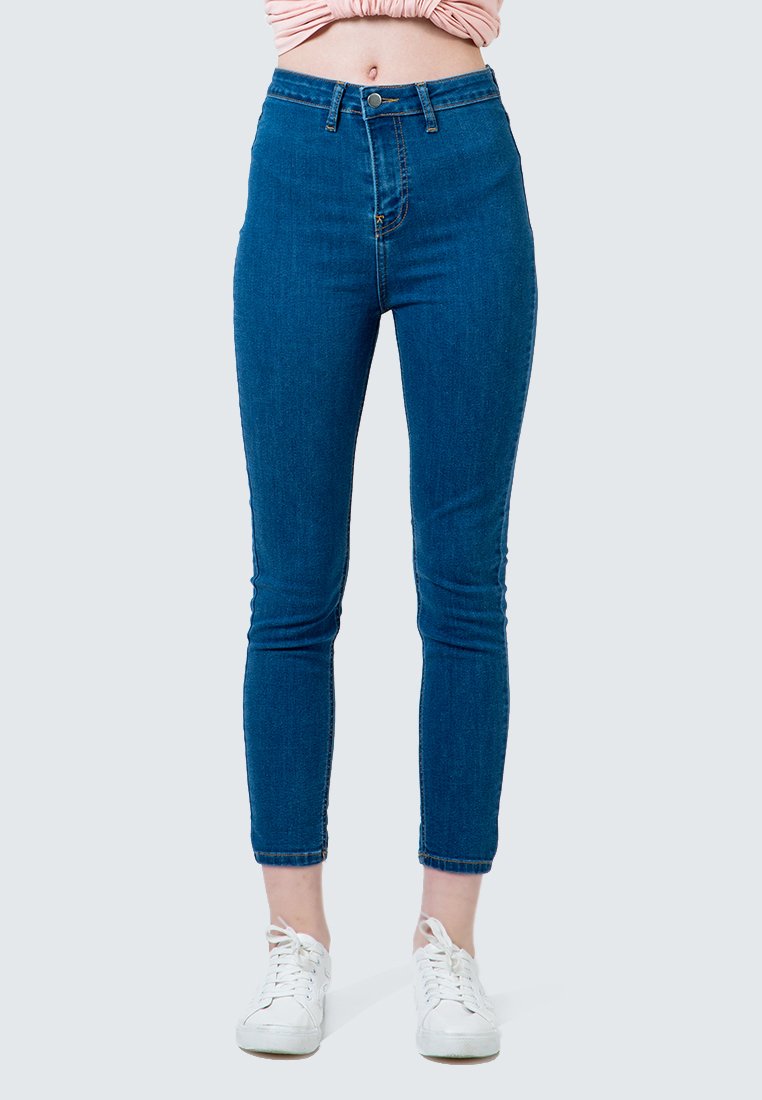 Super highwaist Med-blue Denim