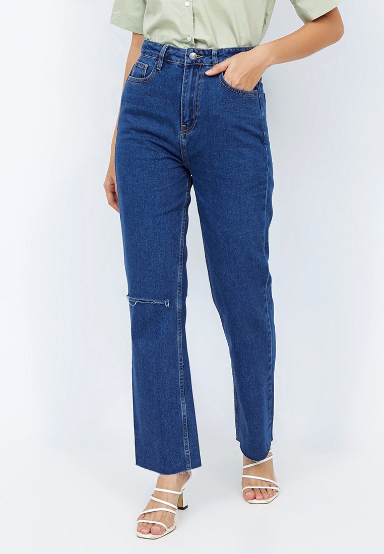 Straight Fit Denim Pants