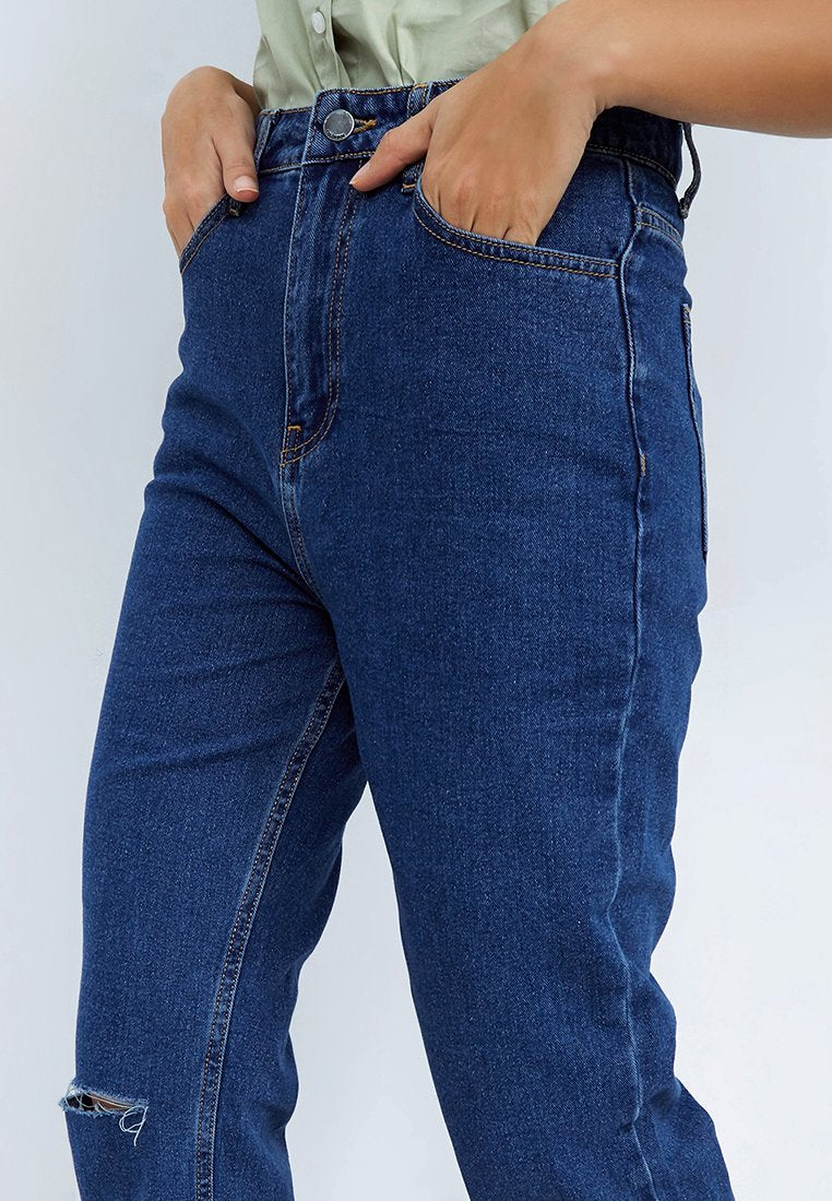 Straight Fit Denim Pants