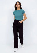 Straight Fit Denim Pants