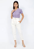 Paperbag Denim Pants