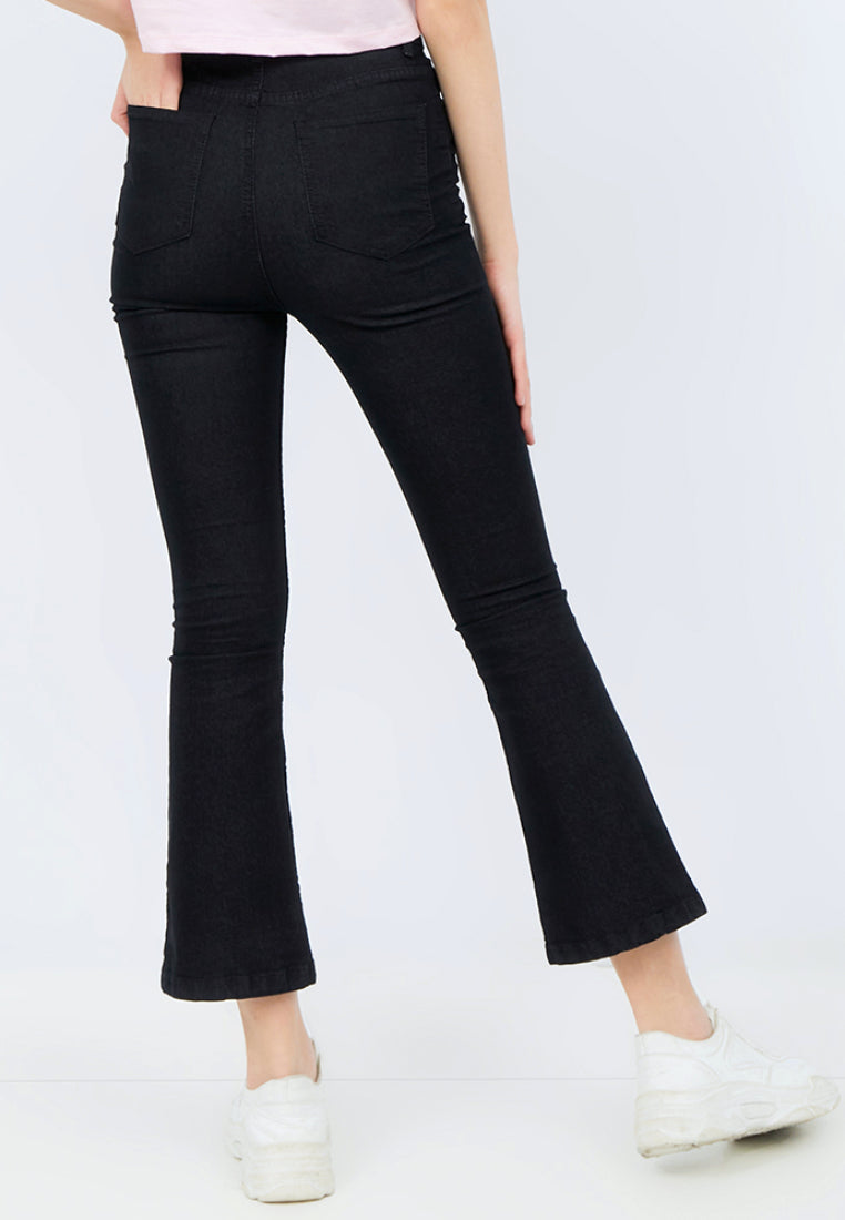 Flared Denim Pants