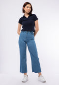 Wide Leg Denim Pants