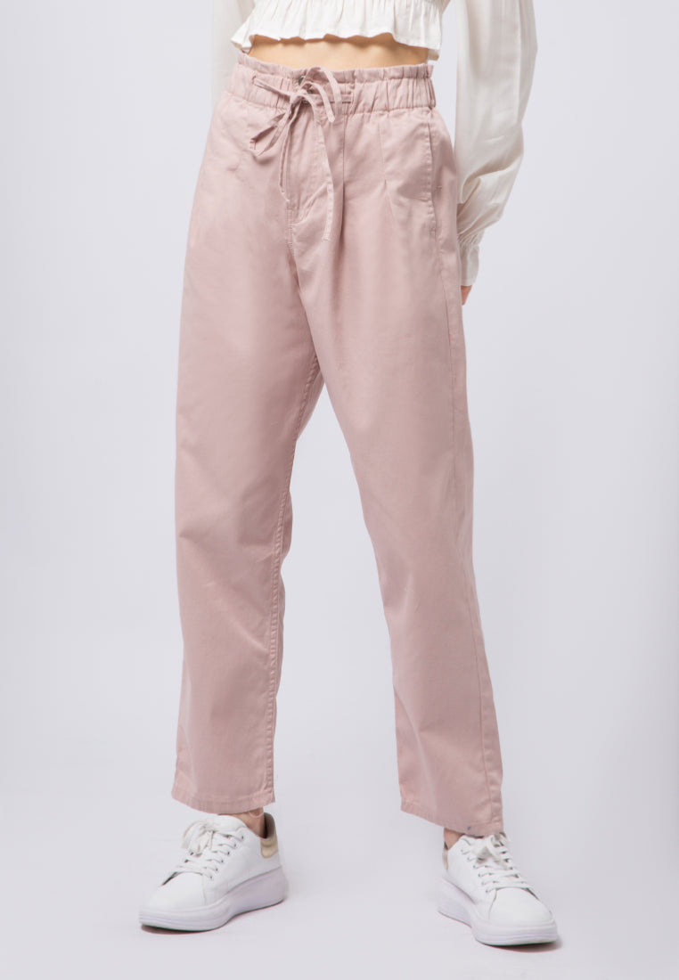 Paperbag Colored Denim Pants