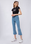 Flare Fit Denim Pants
