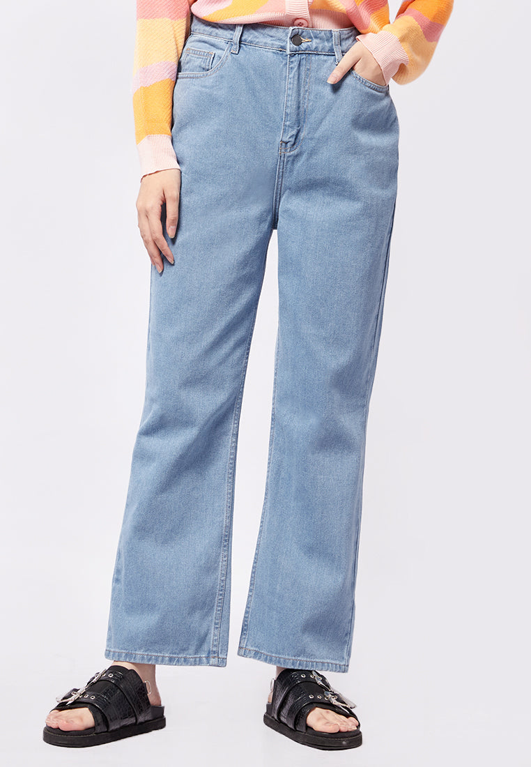 Regular Fit Straight Denim Pants