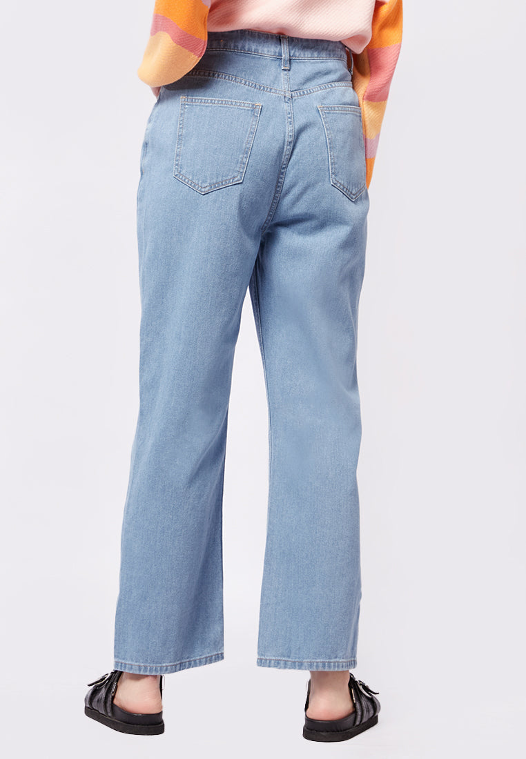 Regular Fit Straight Denim Pants