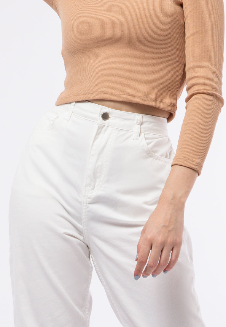 Straight Fit Denim Pants