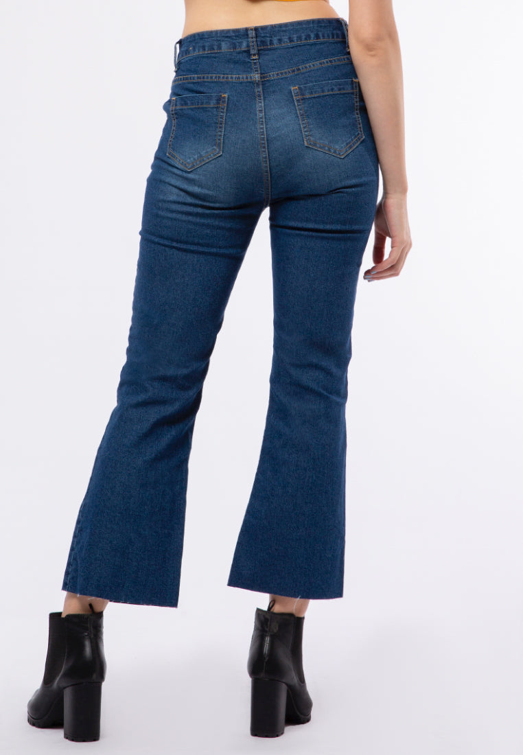 Flare Denim Pants