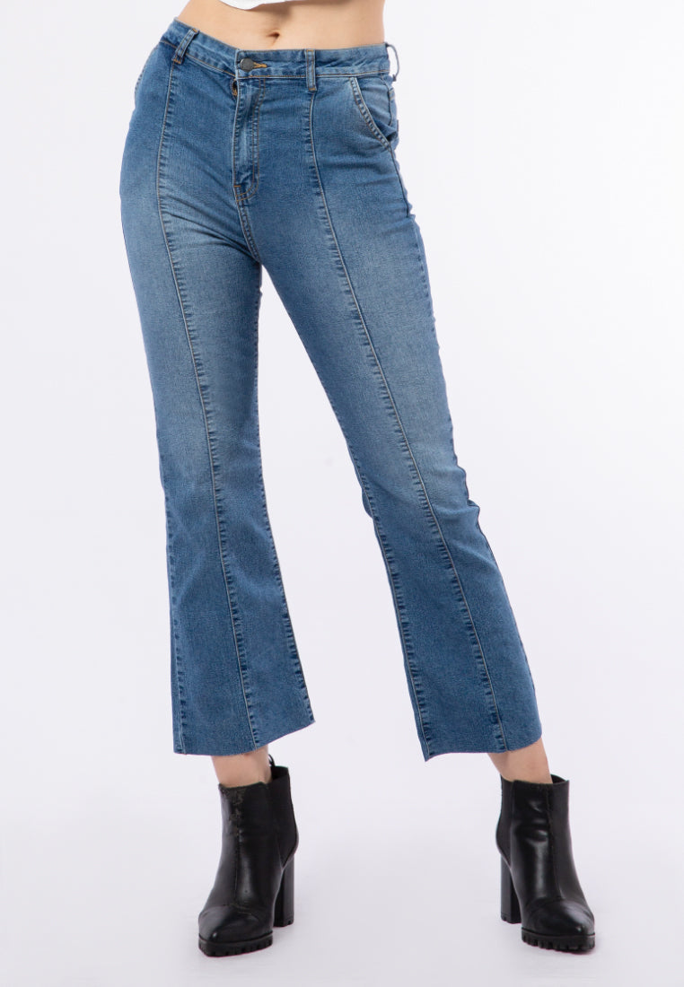 Flare Denim Pants