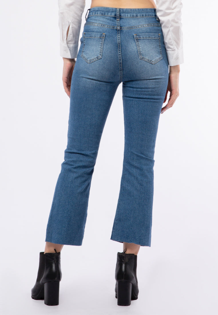 Flare Denim Pants