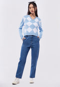 Paperbag Waist Denim Pants