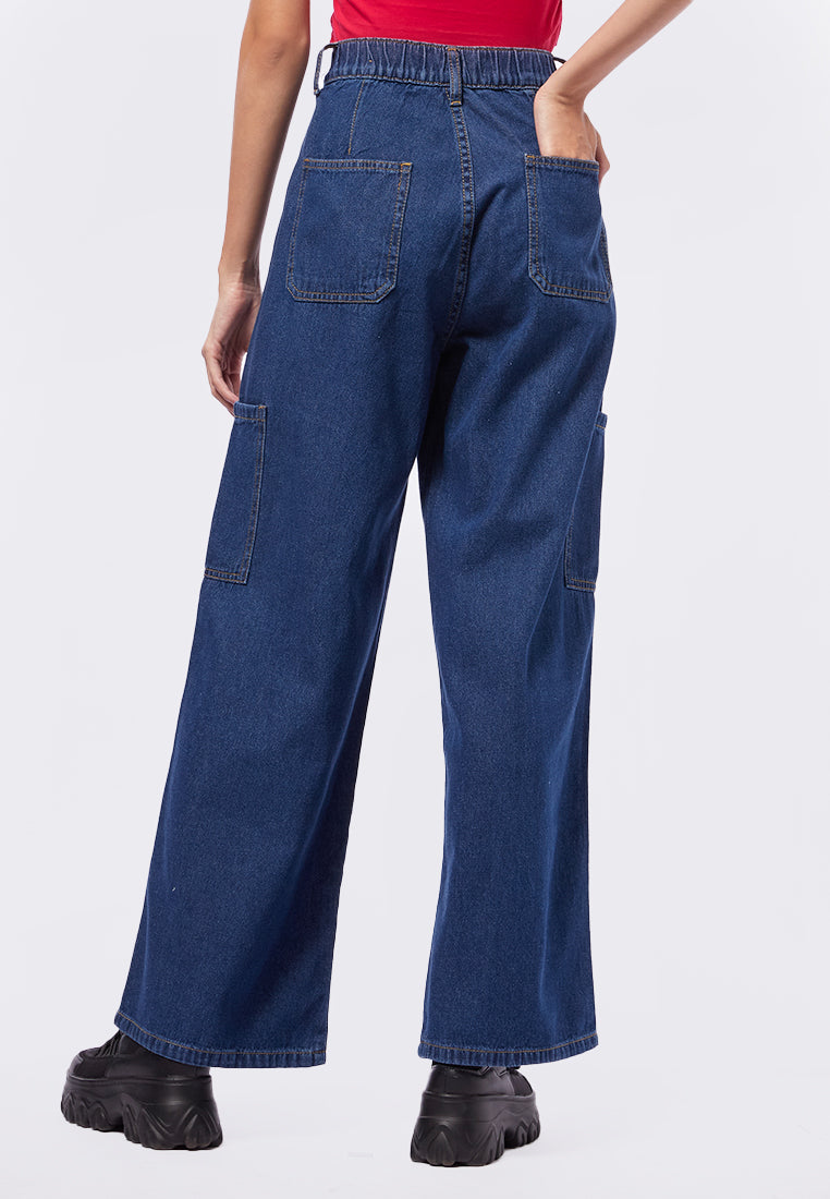 Regular Fit Cargo Denim Pants