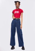 Regular Fit Cargo Denim Pants