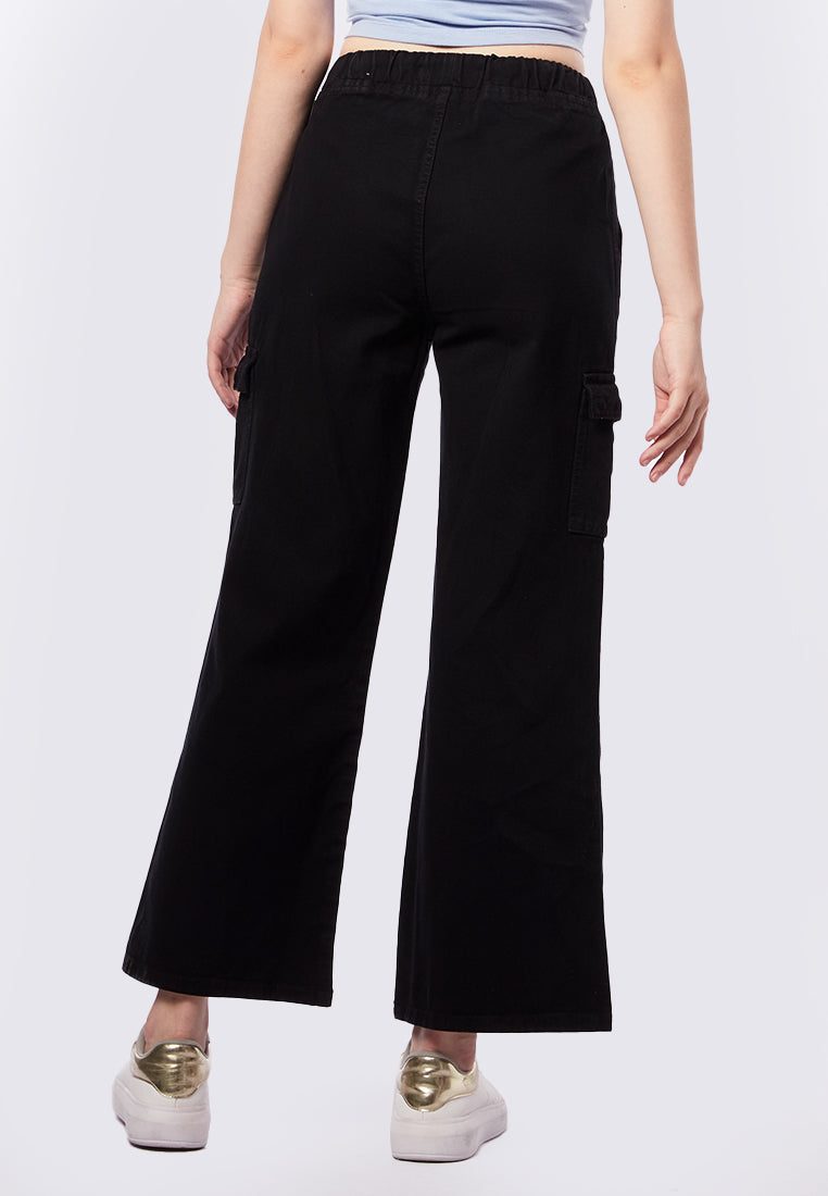 Cargo Drawstring Jeans