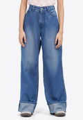Rolled Up Baggy Jeans