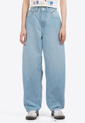 Barrel Leg Denim Pants