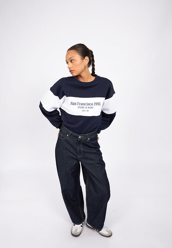 Barrel Denim Pants
