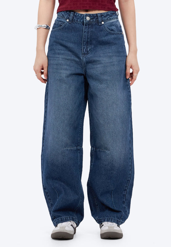 Barrel Denim Pants