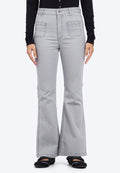 Double Pocket Flared Denim Pants