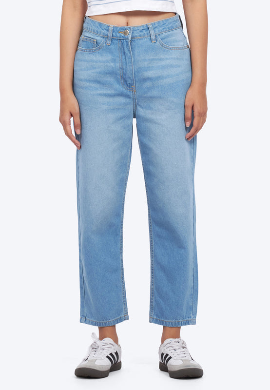 Regular Fit Basic Mom Jeans