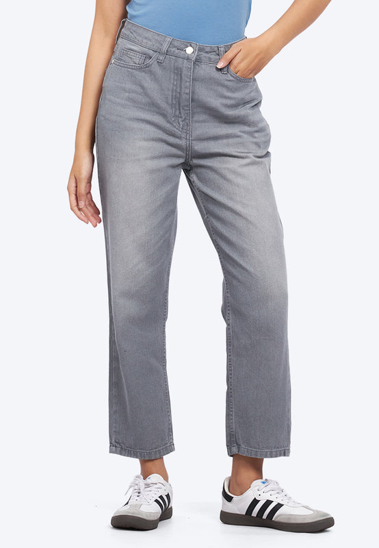 Regular Fit Basic Mom Jeans